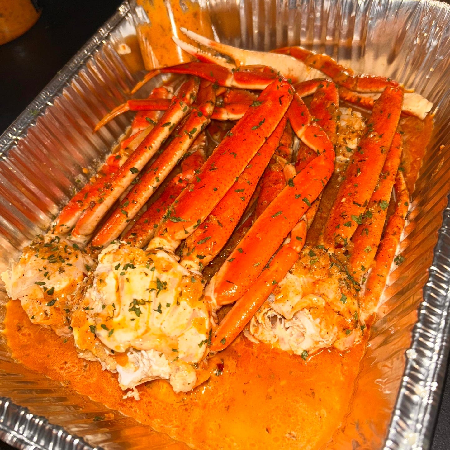 Crab Legs, Shrimp, & Corn