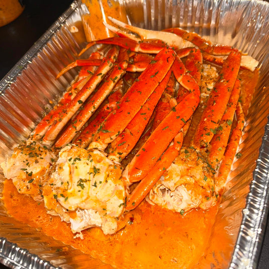 Crab Legs, Shrimp, & Corn